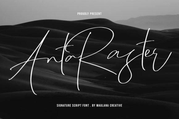 Anta Raster: A Handmade Script Font for Bold Branding