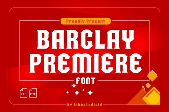 Barclay Premiere: A Bold Sans Serif Typeface for Modern Editors