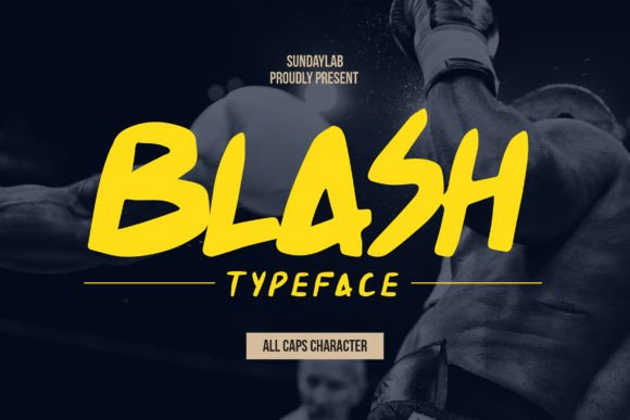 Blash Typeface: Bold Script Font for Campaigns