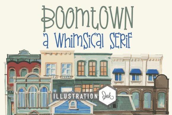 Boomtown Font: Bold Serif for Campaigns