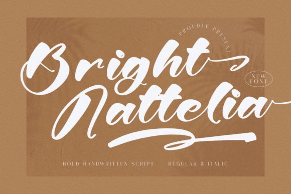 Bright Nattelia: A Handwritten Font for Branding