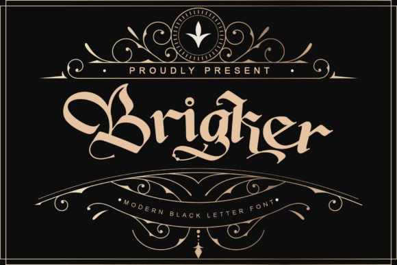 Brigker: The Bold Blackletter Font for Impact