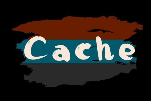 Cache Typeface: Bold Handwritten Charm for Branding