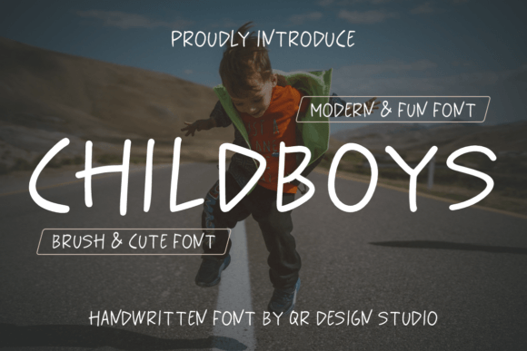 Childboys Font: A Friendly Typeface for Makers