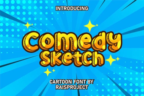 Comedy Sketch Font for Makers