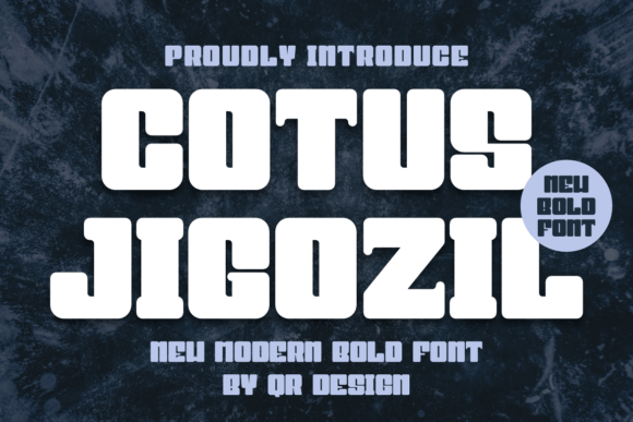 Cotus Jigozil: A Bold Sans Serif Font for Makers