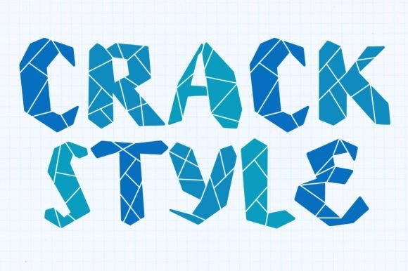 Crack Style: A Bold Decorative Font for Branding