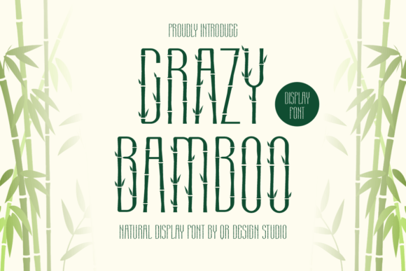 Crazy Bamboo: A Bold Decorative Font for Makers