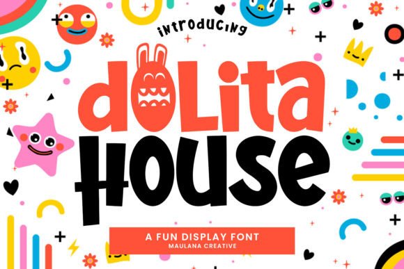 Dolita House: A Playful Display Font for Editorial Design