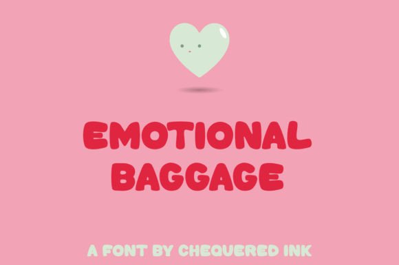 Emotional Baggage Font for Makers