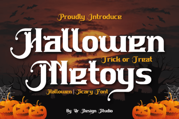Hallowen Metoys: A Bold Decorative Font for Marketers