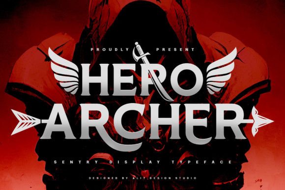 Hero Archer: A Bold Serif Font for Makers