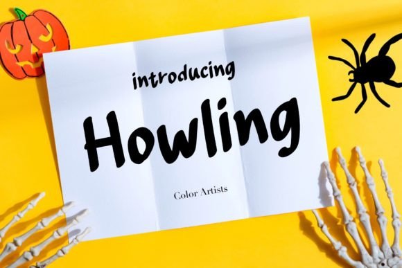 Howling Font: A Bold Typeface for Brand Identity