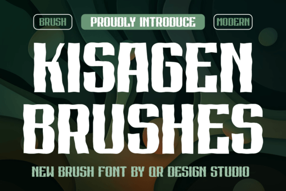 Kisagen Brushes Font for Bold Branding