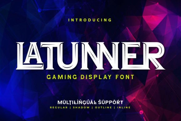 Latunner Font: Bold Serif Energy for Campaigns