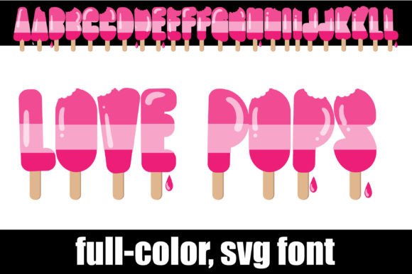 Love Pops: A Color Font for Editorial Joy