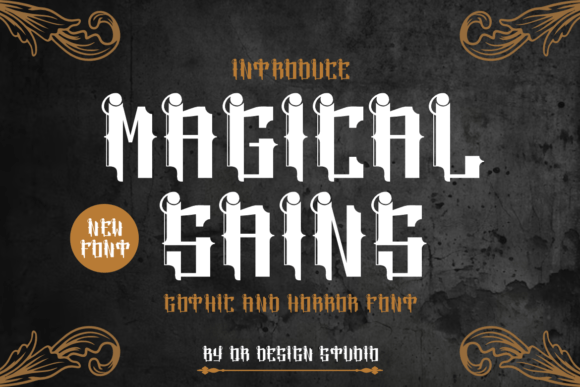 Magical Sains: A Bold Typeface for Editorial Design
