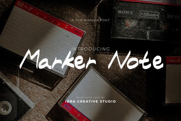 Marker Note: A Playful Typeface for Branding