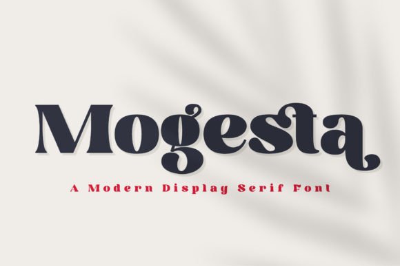 Mogesta: A Bold Serif Font for Editorial Impact