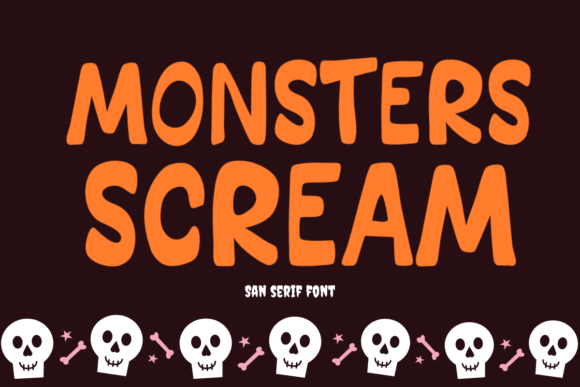 Monsters Scream: A Bold Typeface for Editorial Design