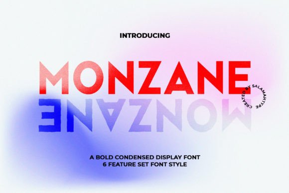 Monzane: A Bold Sans Serif Typeface for Editorial Design