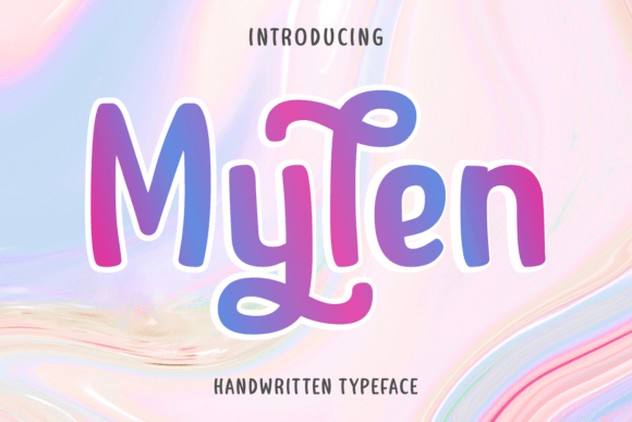 Mylen: A Handwritten Font for Editorial Design