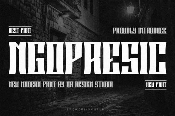Ngopresic: A Bold Serif Font for Branding