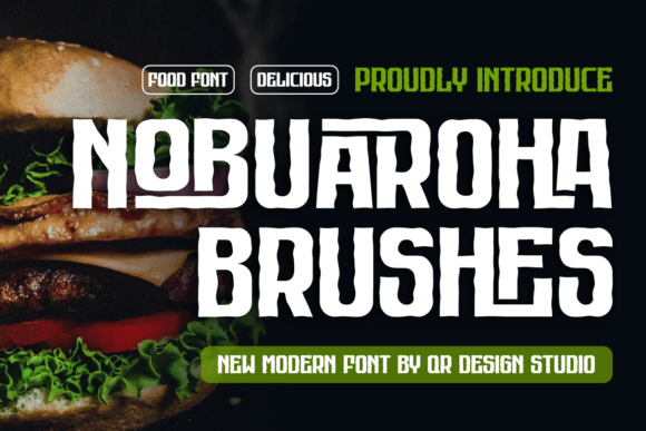 Nobuaroha Brushes: A Bold Font for Branding