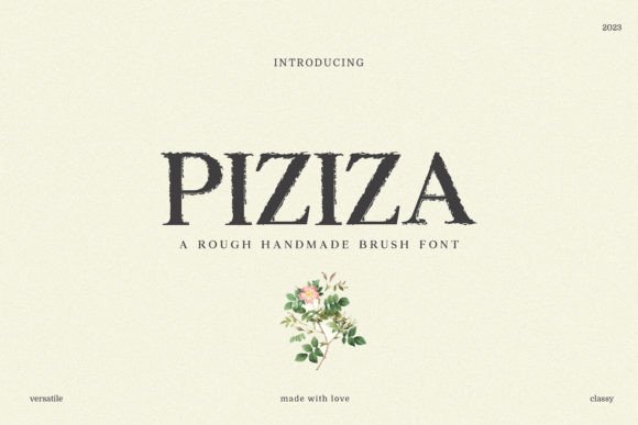 Piziza Font: Bold Script for Crafters