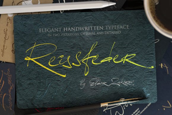 Reissfeder: The Handwritten Font for Makers