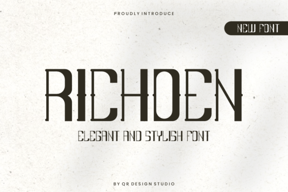 Richoen: A Playful Typeface for Branding