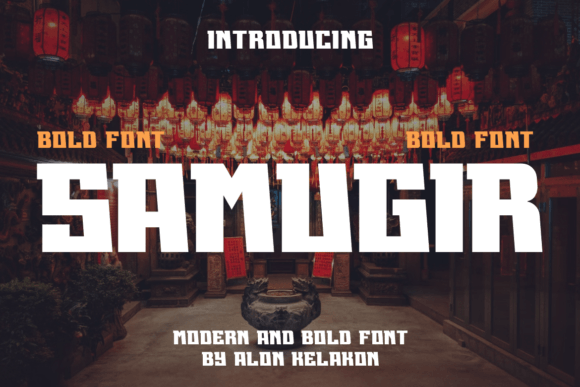 Samugir Typeface: Bold Serif for Makers