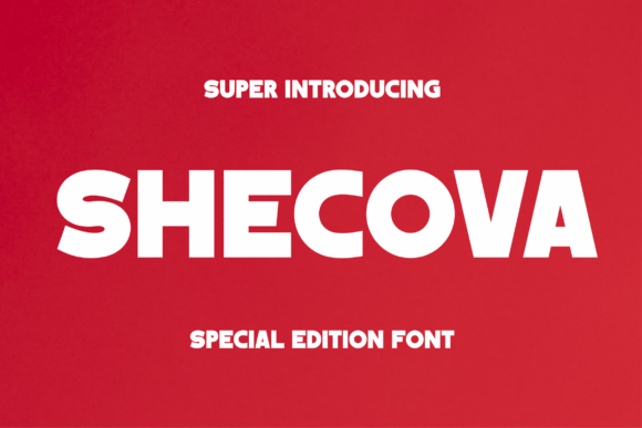 Shecova: A Bold Serif Font for Makers
