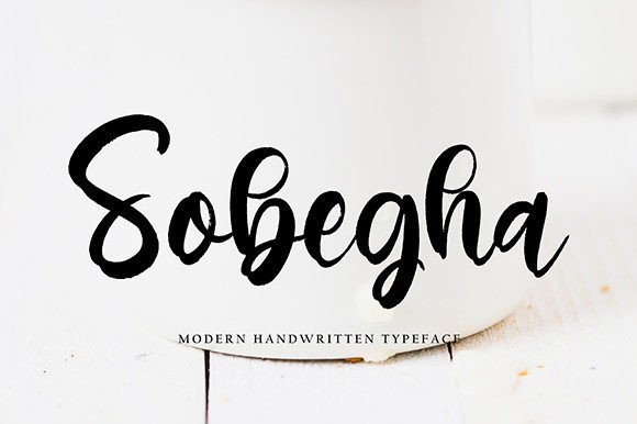 Sobegha Font: A Bold Script for Modern Branding