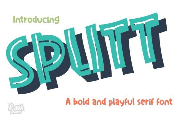 Splitt: A Bold Serif Font for Memorable Brands