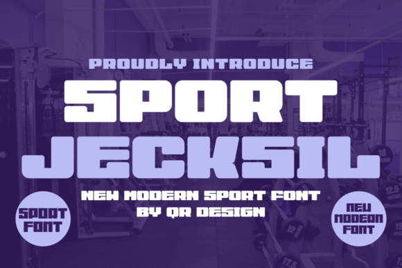 Sport Jecksil: A Bold Sans Serif Font for Makers