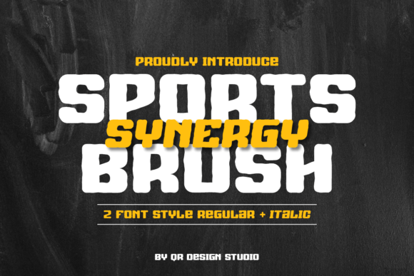 Sports Synergy Brush: The Bold Typeface for Marketers
