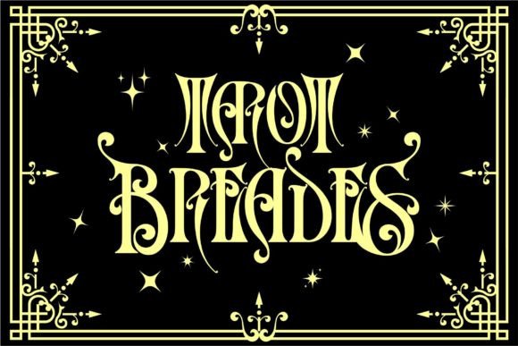 Tarot Breades Font for Bold Web Design