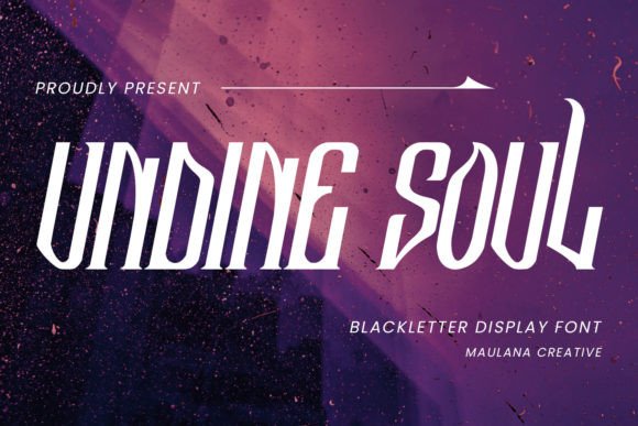 Undine Soul: A Bold Blackletter Font for Editors