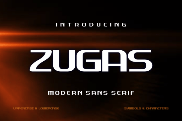 Zugas: A Bold Sans Serif Font for Modern Editorial Design